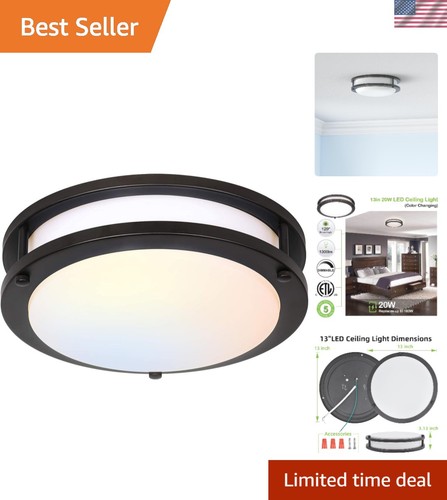 Sleek inch led flush mount - flush,