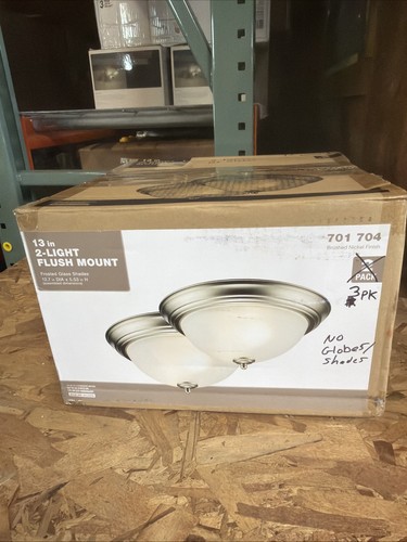 Light brushed nickel - 13, 2-light
